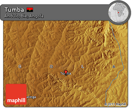 Physical Map of Tumba