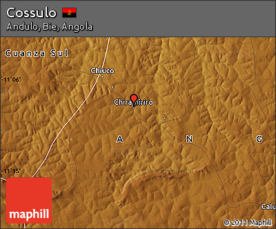 Physical Map of Cossulo