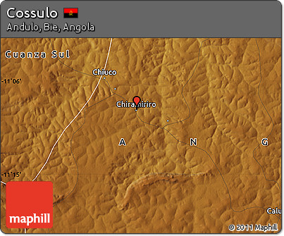 Physical Map of Cossulo