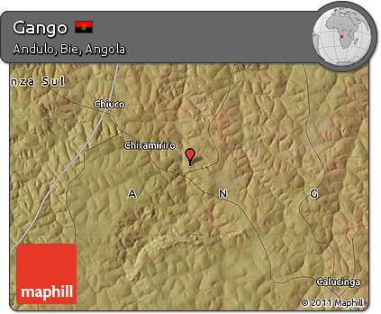 Satellite Map of Gango