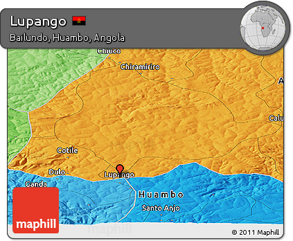 Political Panoramic Map of Lupango