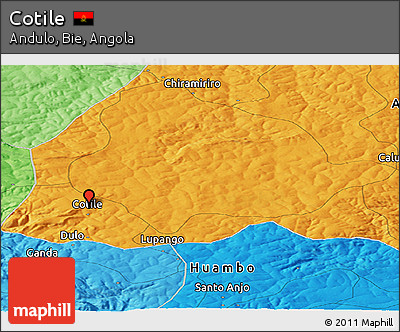 Political Panoramic Map of Cotile