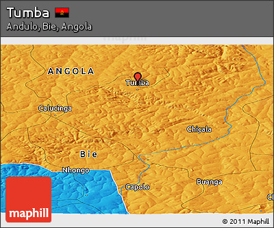 Political Panoramic Map of Tumba