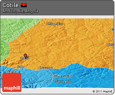 Political Panoramic Map of Cotile