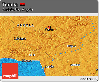 Political Panoramic Map of Tumba