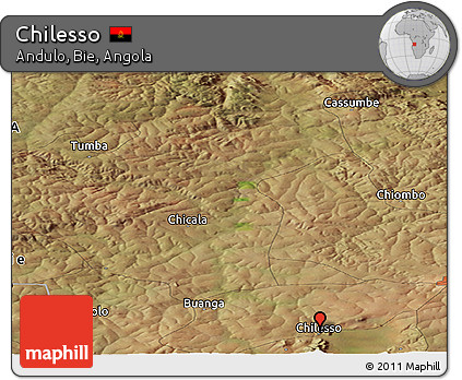 Satellite Panoramic Map of Chilesso