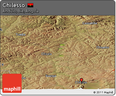 Satellite Panoramic Map of Chilesso