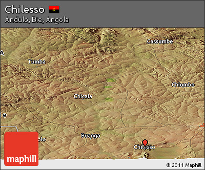 Satellite Panoramic Map of Chilesso