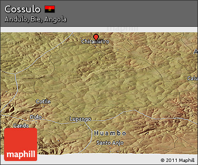 Satellite Panoramic Map of Cossulo