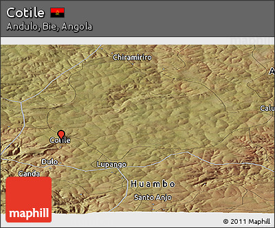Satellite Panoramic Map of Cotile