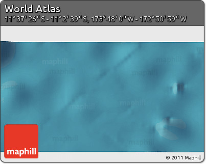 Satellite 3D Map of the Area around 11° 20' 3" S, 173° 19' 29" W
