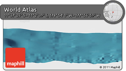 Satellite Panoramic Map of the Area around 11° 20' 3" S, 178° 25' 30" W