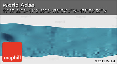 Satellite Panoramic Map of the Area around 11° 20' 3" S, 178° 25' 30" W