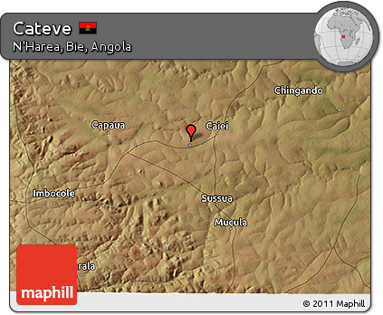 Satellite 3D Map of Cateve