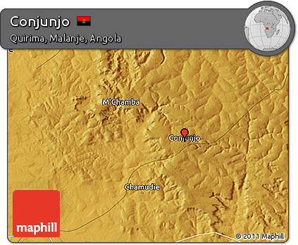 Physical 3D Map of Conjunjo