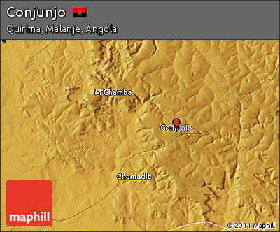 Physical 3D Map of Conjunjo