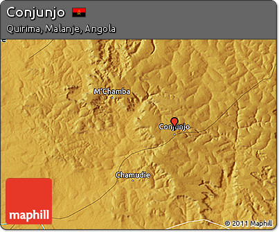 Physical 3D Map of Conjunjo