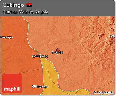 Political 3D Map of Cutingo