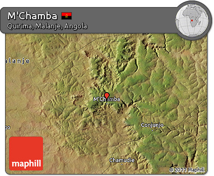 Satellite 3D Map of M'Chamba