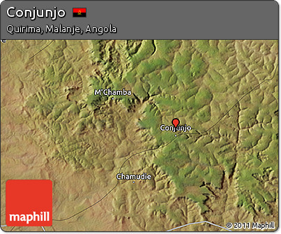 Satellite 3D Map of Conjunjo