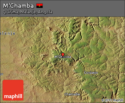 Satellite 3D Map of M'Chamba
