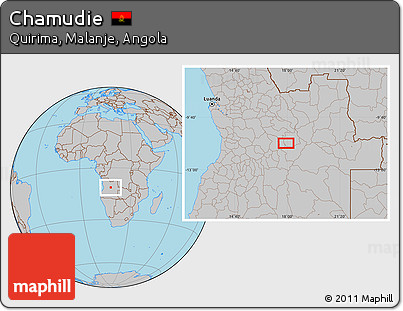 Gray Location Map of Chamudie