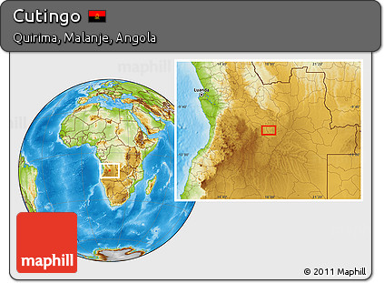 Physical Location Map of Cutingo