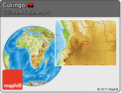 Physical Location Map of Cutingo