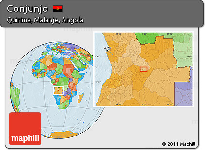 Political Location Map of Conjunjo
