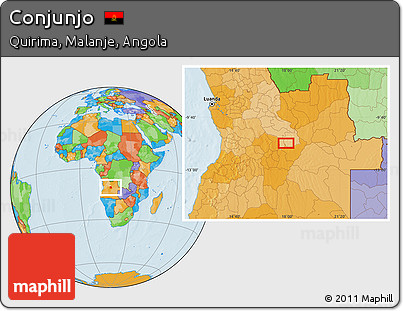 Political Location Map of Conjunjo