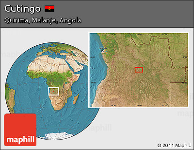 Satellite Location Map of Cutingo
