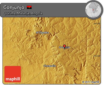 Physical Map of Conjunjo