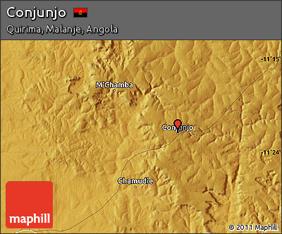 Physical Map of Conjunjo