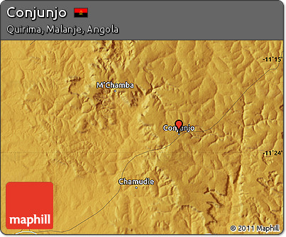 Physical Map of Conjunjo