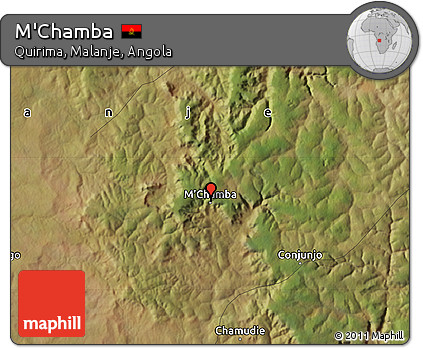 Satellite Map of M'Chamba