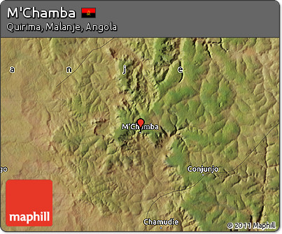 Satellite Map of M'Chamba