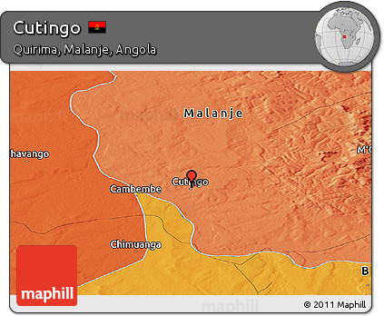 Political Panoramic Map of Cutingo
