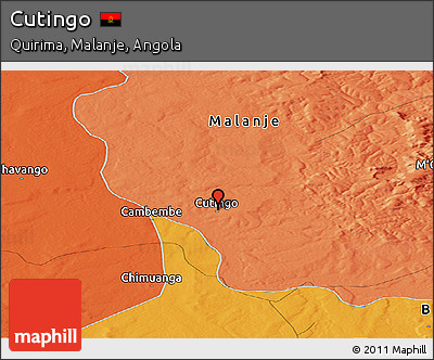 Political Panoramic Map of Cutingo