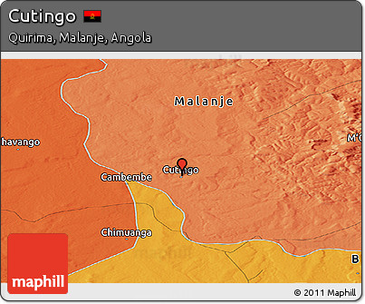 Political Panoramic Map of Cutingo