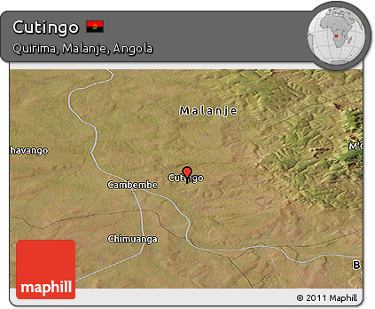 Satellite Panoramic Map of Cutingo