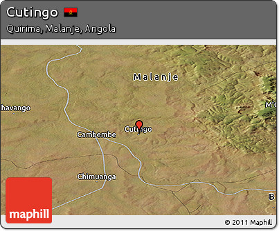 Satellite Panoramic Map of Cutingo