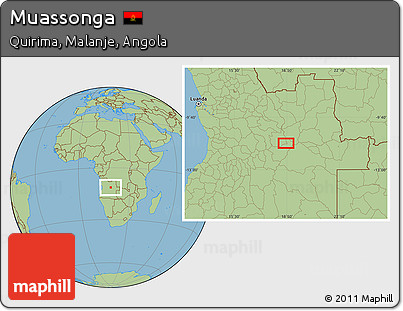 Savanna Style Location Map of Muassonga