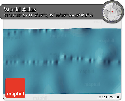 Satellite 3D Map of the Area around 11° 20' 3" S, 19° 28' 30" W