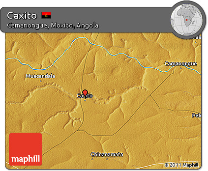 Physical 3D Map of Caxito