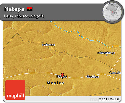 Physical 3D Map of Natepa