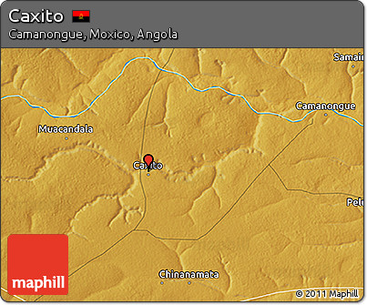 Physical 3D Map of Caxito