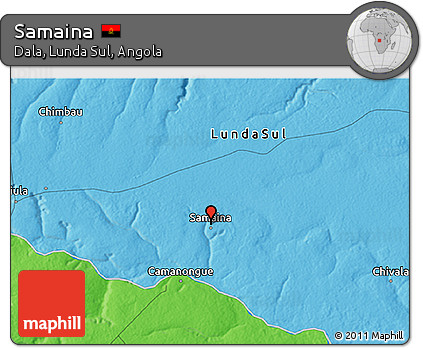 Political 3D Map of Samaina