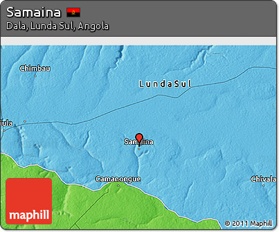 Political 3D Map of Samaina