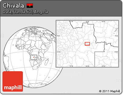 Blank Location Map of Chivala