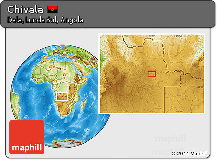 Physical Location Map of Chivala